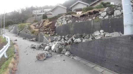 能登半島地震が起きた石川県珠洲市内の被害状況（和田丈太郎さん撮影）