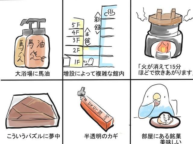 温泉旅館ビンゴの一部　どれも経験あり！（画像提供：ほしさん）