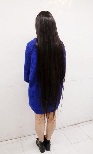 Yahoo!オークション - ヘアドネーション 35cm 55g 直毛 細め