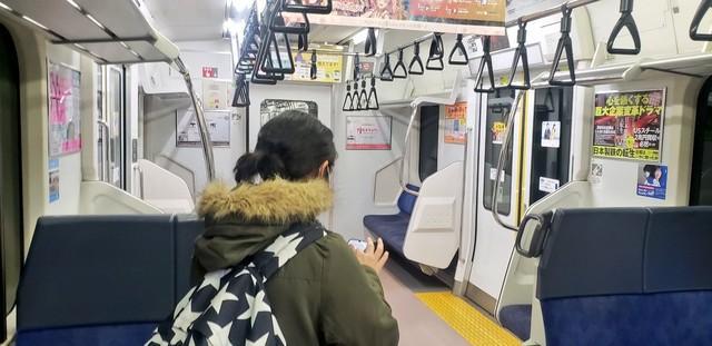 JR東日本の車内で見つかった虫とは（ひろ☆くま提供）