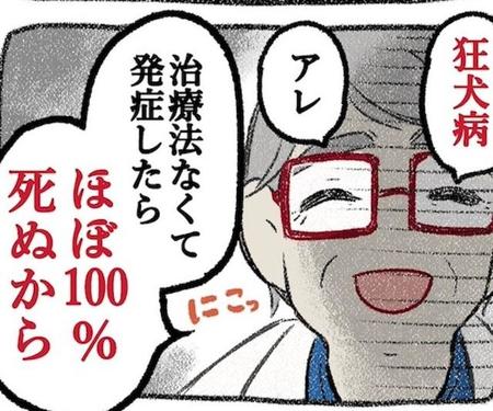 加害犬が「狂犬病予防接種」を受けていなかったら……『保護犬茶々のお話』【第32話】より（画像提供：ヨシモフ郎さん @yosimofurou）