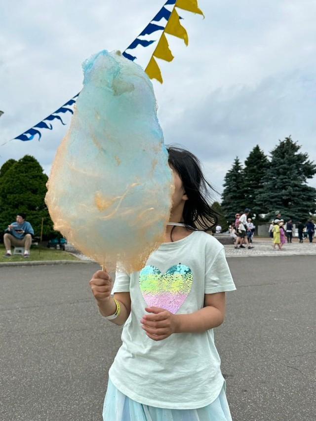 こんな雲があったらいいのになと思わせる綿菓子＝𝚖 𝚊 𝚍 𝚘 𝚔 𝚊 さん提供