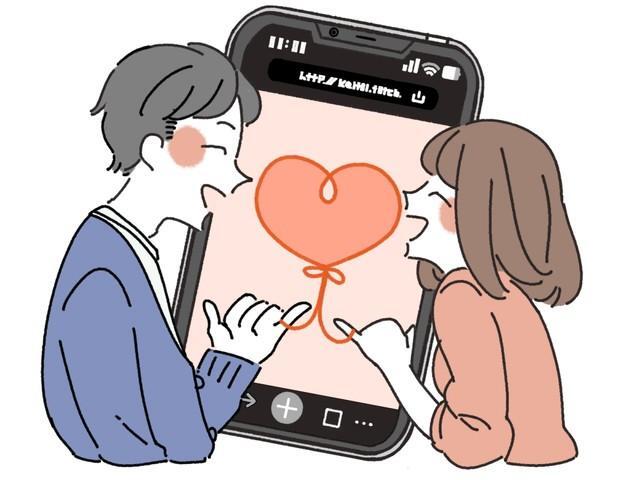 我が子が婚活に利用するとしたら、都のマッチングアプリはOK？　※画像はイメージです（illustAC）