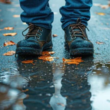 【靴底に貼るだけ】雨の日、靴を滑りにくくする“裏ワザ”を警視庁が伝授「これはスゴイ」「目からウロコ」