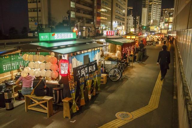 長浜エリアの長浜屋台街（写真提供・福岡市）