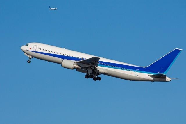 日本行きの飛行機で見かける