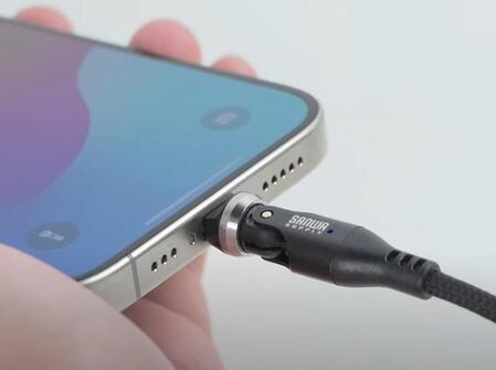 「これいいわ!」画期的なType-Cケーブルが話題 回転自在でコネクタに負担かからず使い勝手抜群