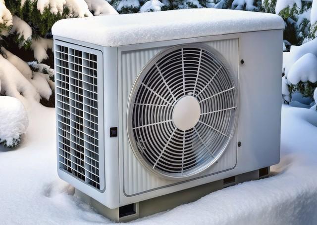 大雪後はエアコン「室外機」の除雪も忘れずに！※画像はAIが作成したイメージです（LA Stock Vision/stock.adobe.com）