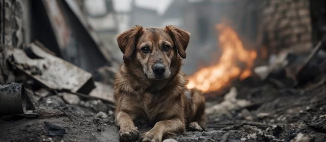 非常時に愛犬の足を一時的に保護する方法※画像はAIが作成したイメージです（Rizvan/stock.adobe.com）