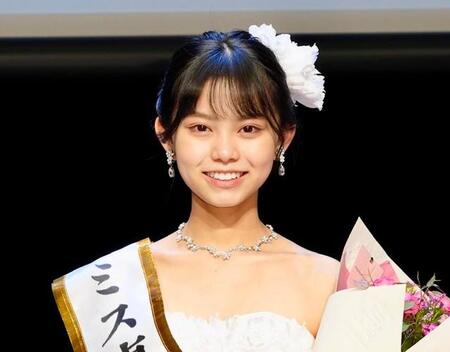 ミス東大2024でグランプリに輝いた松藤百香さん（提供）