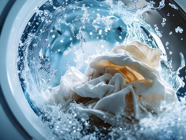 洗濯物の汚れを実際に落とすのは「すすぎ」※画像はAIが作成したイメージです（Nipawan/stock.adobe.com）