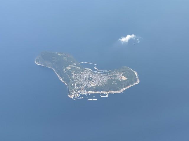 伊吹島の空撮写真