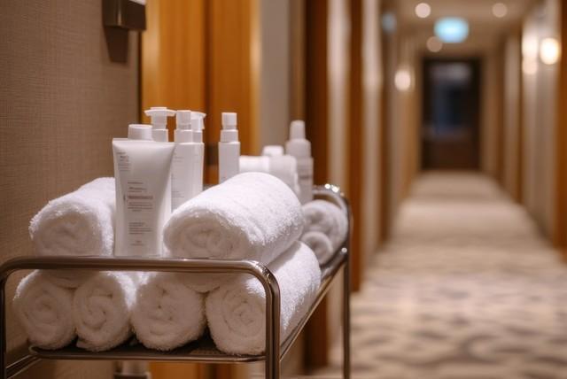 ホテルで用意されている歯ブラシやシャンプーなどの「アメニティ」※画像はAIが作成したイメージです（Natalia Klenova/stock.adobe.com）