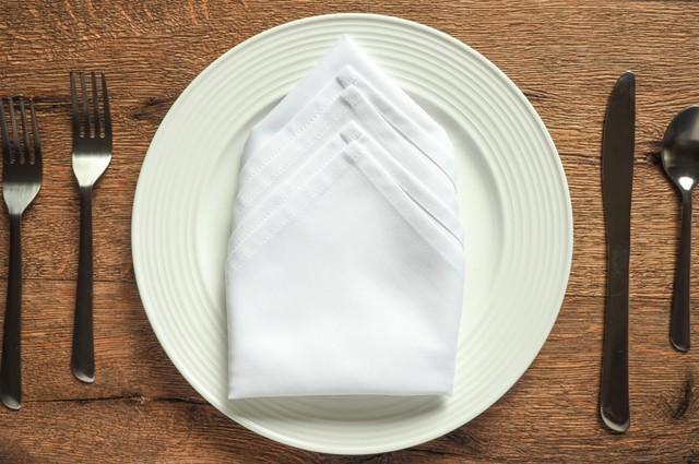 食べ終わったとき「ナフキンをどう置くのが正解かわからない…」と困ってしまうことも※画像はイメージです（kinako/stock.adobe.com）