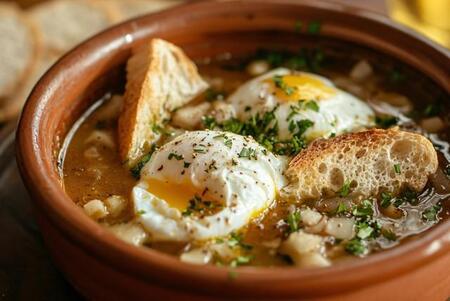 【アホスープ】ニンニク×ふわふわ卵　スペインのおふくろの味「おいしそうー！」「真似させていただきます」