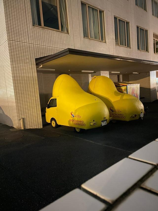 これがひよ子カー？（津川智宏さん提供）