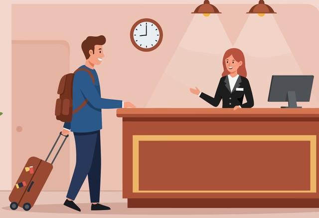 ホテルでのチェックイン時、最初に何を伝えるのが正解？※画像はイメージです（tere/stock.adobe.com）