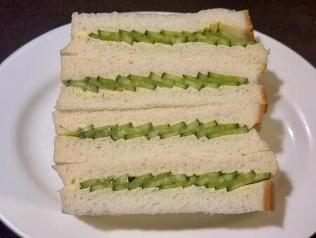 「人生最高のきゅうりサンド」が完成！料理人が研鑽を重ね作った美しい断面に称賛の声