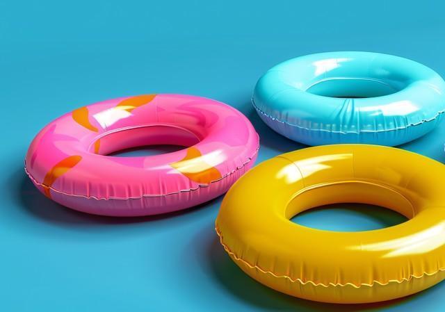 水遊びのシーズンに大活躍の「浮き輪」※画像はAIが作成したイメージです（nekokawaodori/stock.adobe.com）