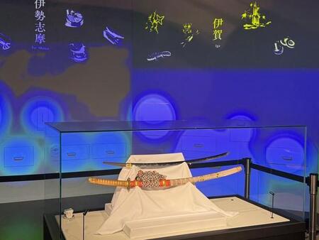 関西パビリオンの三重県ブースに展示された