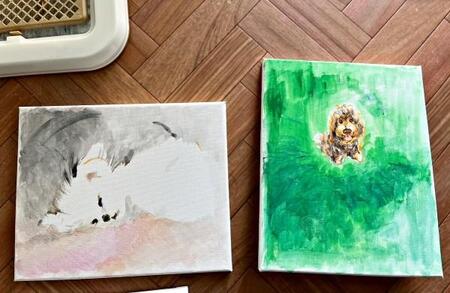 「うますぎる気がする」母が30年ぶりに描いた犬の絵がSNSで大反響　優しさにじむ手慣れたタッチに「わんこ愛があふれてる」「購入したい」