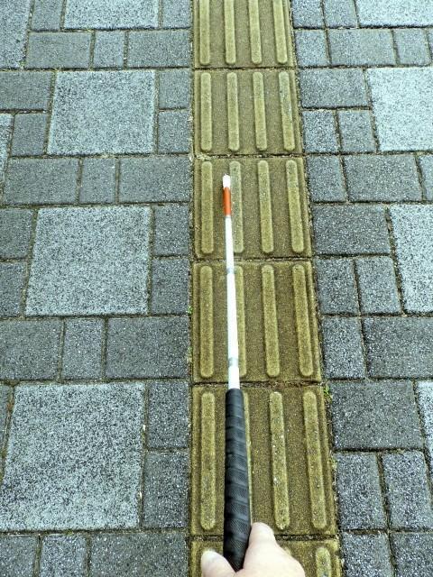 なぜ白杖は「肩幅に振る」のか？（photoACより「はじまりのうた」さん撮影、イメージ画像）