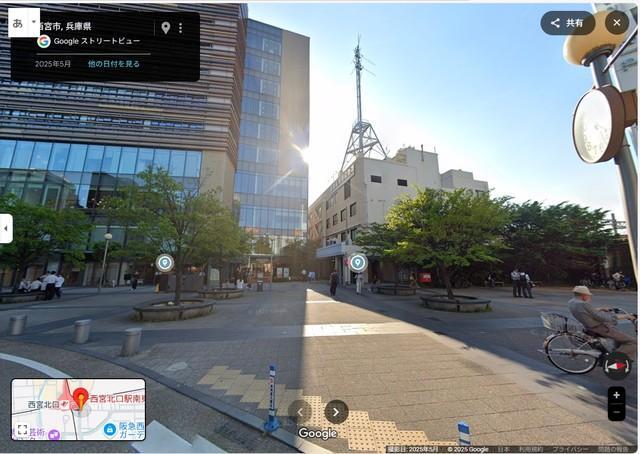 こんな広場です(C) Google ストリートビュー