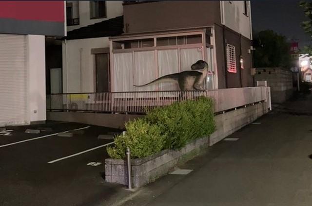 夜の住宅街でも、存在感抜群です／魚の目（Lv.35）さん（@uonome5150）提供