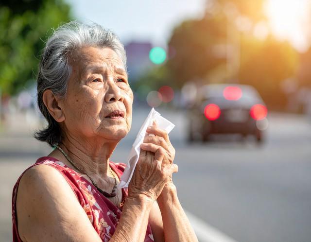 猛暑の朝、見知らぬ高齢女性に声をかけて車に乗せたところ…　※画像はイメージです／Adobe Fireflyで作成しています