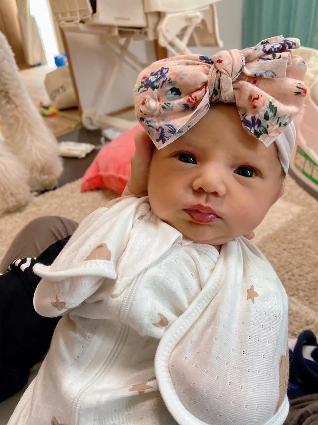 まるでハーフ！？な新生児時代／haruさん（@hrk_24567k）提供