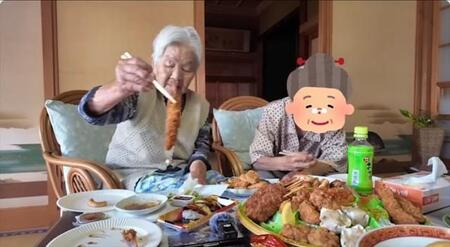 96歳YouTuberが発信　94歳との「90代女子会」が話題　次女の嫁ぎ先を訪ねて…ご馳走と畑トークに「癒やされる」の声