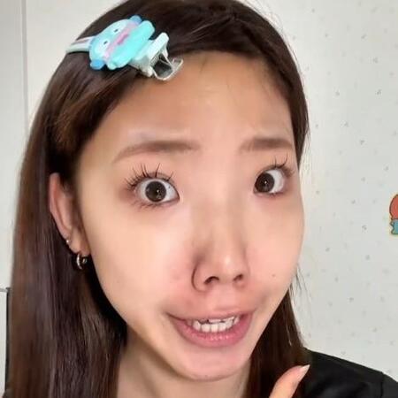 離れ目で「魚みたい」と言われたこともある女性 “平成ギャルメイク”で印象一変…「過去一盛れた!」