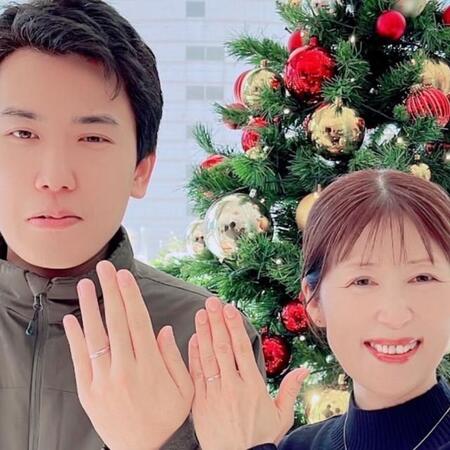 ペアリングを購入したお2人。右がななこさん、左が歩夢さん／ななこさん（@ayunana_style）提供