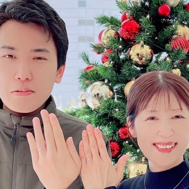 ペアリングを購入したお2人。右がななこさん、左が歩夢さん／ななこさん（@ayunana_style）提供