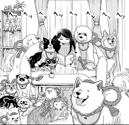 「狛犬様を妻に送らせてください…」狛犬まみれの妻 ワンコたちが子どもを守るファインプレーがGJ!【漫画】