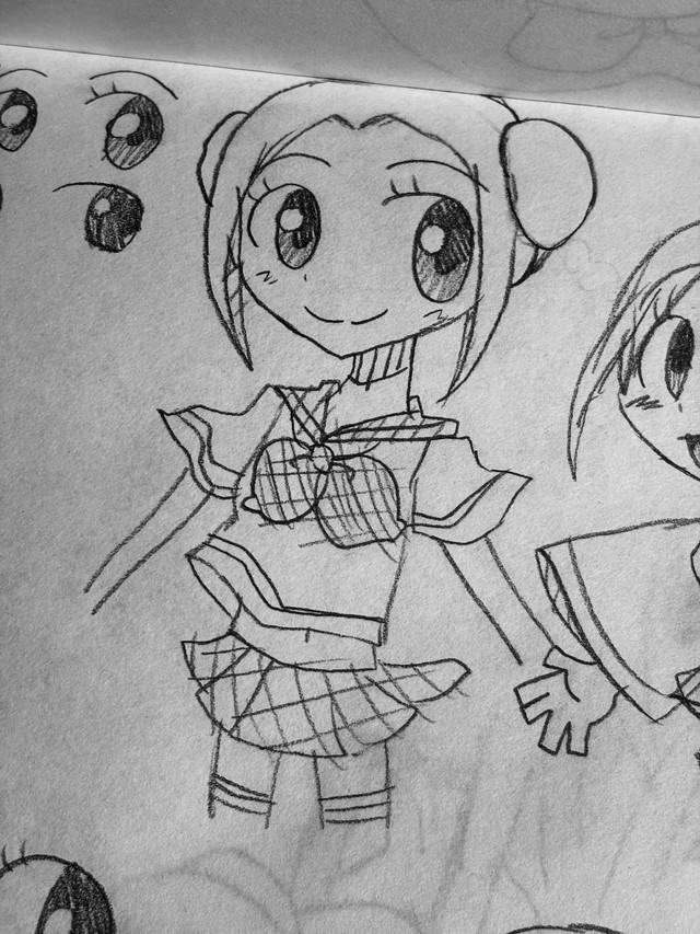 小学校3年生の頃に描いた絵／明星（@myojo_0120）さん提供