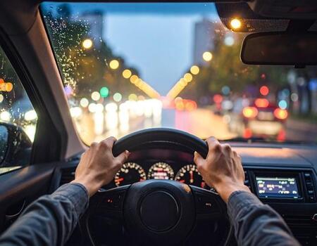 フロントガラスに浮かび上がった真っ赤な手…ヒィッ!→妻「怖がる夫の反応が面白すぎて」「完全にホラー」