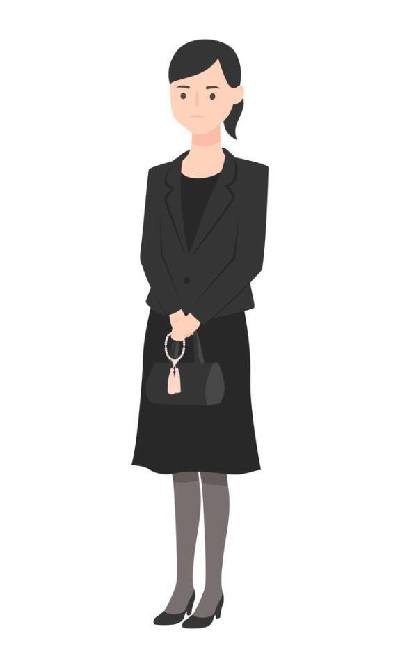 お葬式タイツで参列はNG？※画像はイメージです（yukimco/stock.adobe.com）
