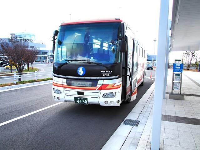神戸空港行きの神姫バス