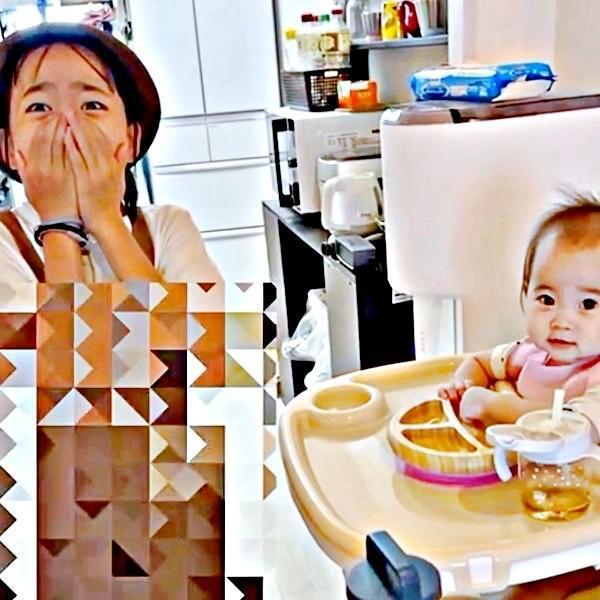 妹が「あい！」と初めてお返事。驚くお姉ちゃん（画像提供：はげちゃびん一族の日常さん）