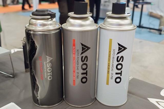 左から「CB TOUGH」「パワーガス」「レギューラーガス」