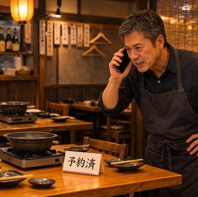 貸し切り宴会で準備をしていたのに突然のキャンセル！　※この画像はAdobe Fireflyで作成したイメージです