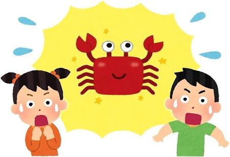 冷蔵庫から出したカニが光っていた！？