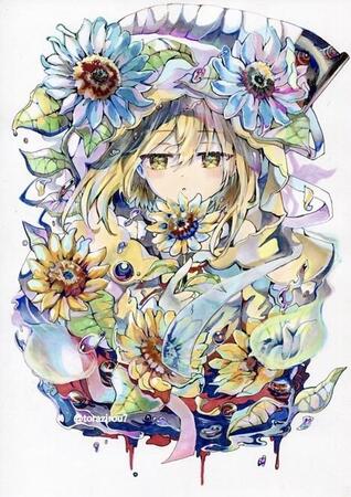 描くキャラクターからは、繊細さを感じる
