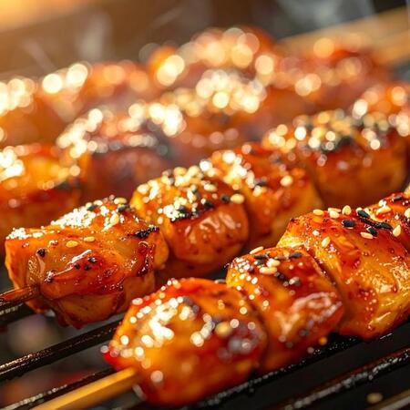 焼き鳥屋の焼き鳥串　※画像はAIが生成したイメージです（Stanislava/stock.adobe.com）