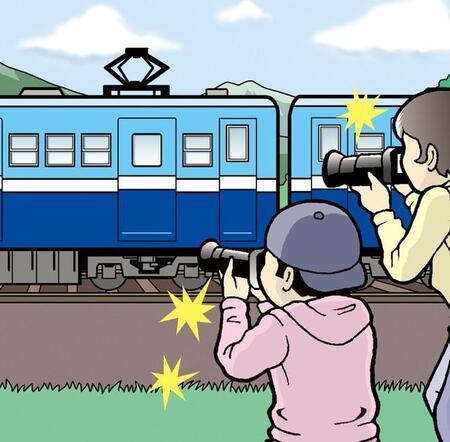 電車を撮影する撮り鉄（鉄道ファン）　※画像はイメージです（toshi007/stock.adobe.com）