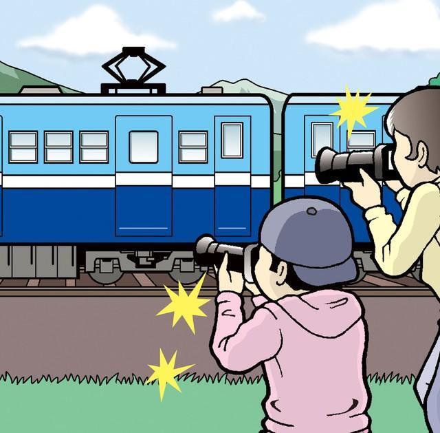 電車を撮影する撮り鉄（鉄道ファン）　※画像はイメージです（toshi007/stock.adobe.com）
