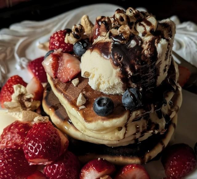 45歳独身バンドマンが作ったパンケーキ／Tigerさん（@Tiger_McRover）提供※画像はトリミングしています