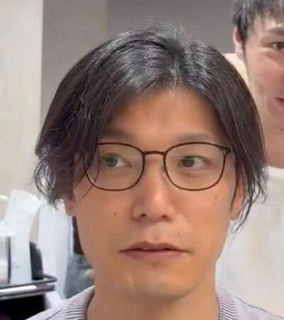 この男性客の年齢は…／堀越太輔さん（@lalaroomo_horikoshi）提供＝画像をトリミングしています