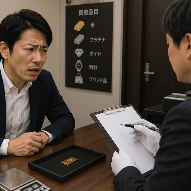 前に行った買取店はかなり安かったのか…　※この画像はAdobe Fireflyで作成したイメージです
